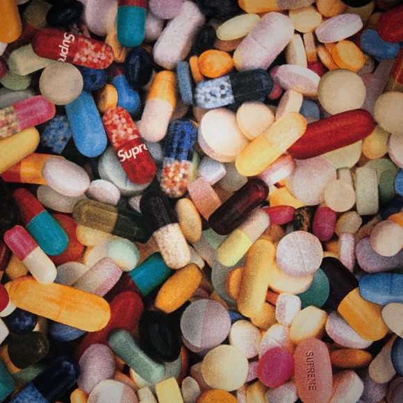 Supreme Pills Tee NWOT XL FW20 - Picture 2 of 4